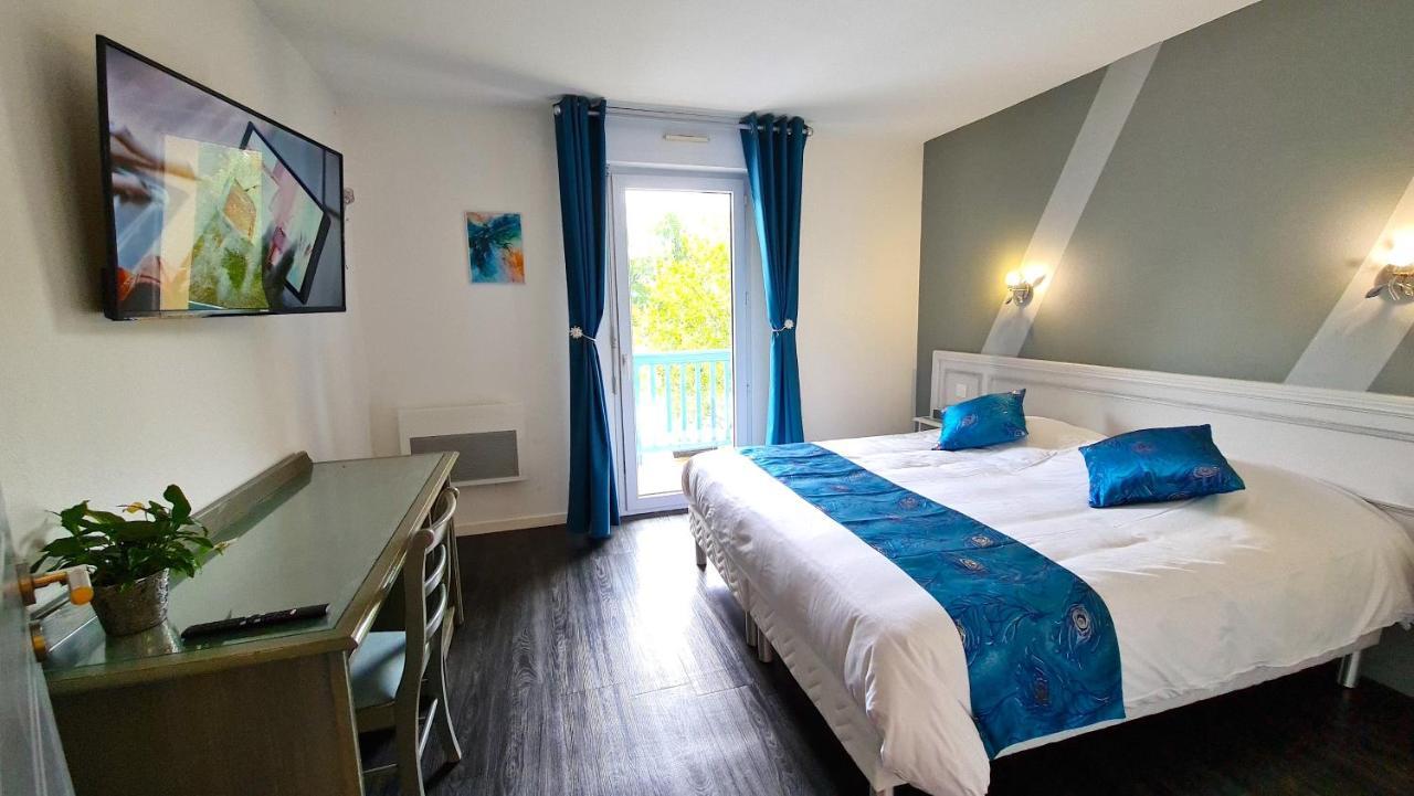 Fasthotel Oloron Hostellerie Du Paon Blanc Lurbe-Saint-Christau Bagian luar foto