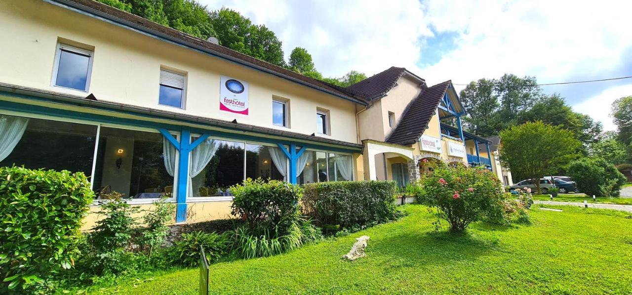 Fasthotel Oloron Hostellerie Du Paon Blanc Lurbe-Saint-Christau Bagian luar foto